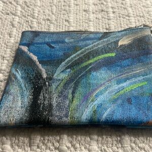 Marla Cielo Galaxy Limited Edition HandPainted Wristlet Women’s Size 8” L 6”T